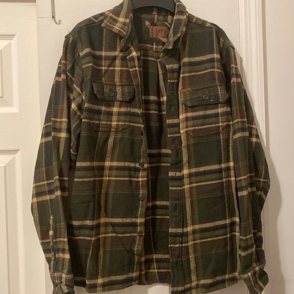 Men size L flannel jacket